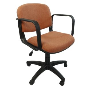 Silla Semi Ejecutiva Allegro en Tela Addison Color Naranja