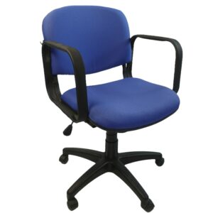 Silla Semi Ejecutiva Allegro en Tela Mini Color Azul Eléctrico