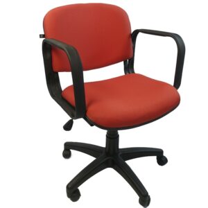 Silla Semi Ejecutiva Allegro en Tela Mini Color Rojo