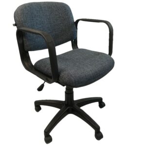 Silla Semi Ejecutiva Allegro en Tela Stanley Color Azul Marino