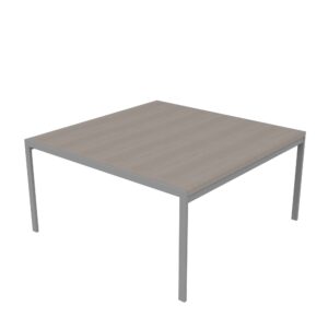 Mesa Central Quadra 666 Melamina Cenizo