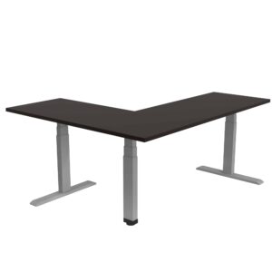 Escritorio L Automático 180x 150 Sit & Stand 529 Wengue