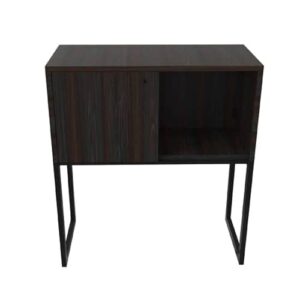 Librero sobre credenza