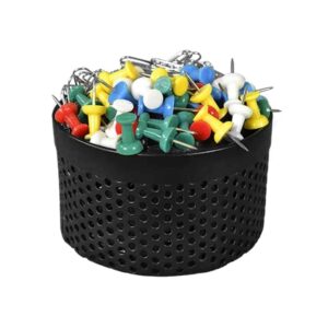 Porta Clips Lámina Perforada Negra