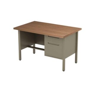 Escritorio 1 Pedestal Derecho 1.20 Nova Metálico Arena