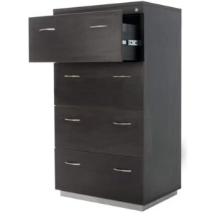 Archivero Horizontal Elite 4 Gavetas Wenge
