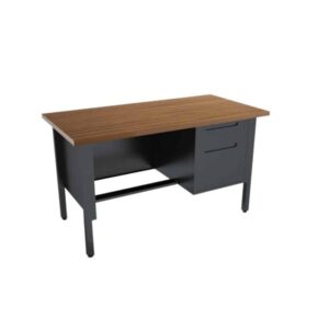 Escritorio Metálico con 1 Pedestal Derecho 1.52 Nova Negro