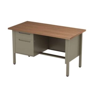 Escritorio con 1 Pedestal Izquierdo 1.52 Nova Metálico Arena