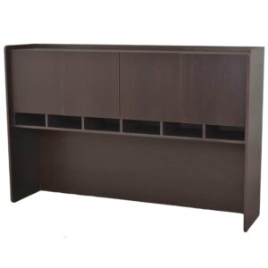 Librero sobre Credenza 4 Puertas Wenge