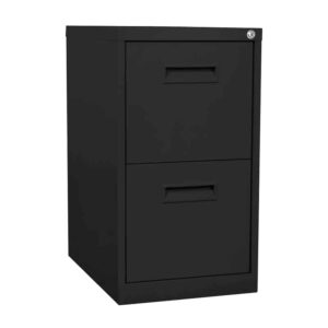 Archivero Móvil 2 archivos Negro