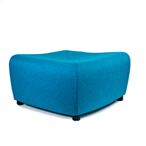 Sillón Modular STELLA Esquinero abierto Tapizado en Tela Turquesa