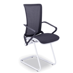 Silla de Visita Staff Asiento y Respaldo en Mesh Negro