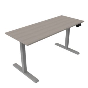 Escritorio básico 150 cm  Automático Sit & Stand 527 Ceniza