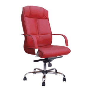 Silla Ejecutiva BM-190 Asiento y Respaldo en Vinipiel rojo