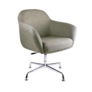 Silla Semi Ejecutiva tipo concha BM-1940 en Tela Gris