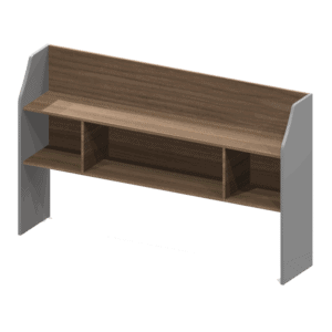 Librero Sobre Credenza Nittro Roble