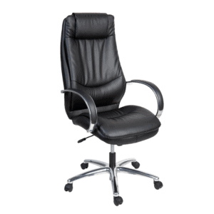 Silla Ejecutiva Klave 1800 en Vinipiel Negro