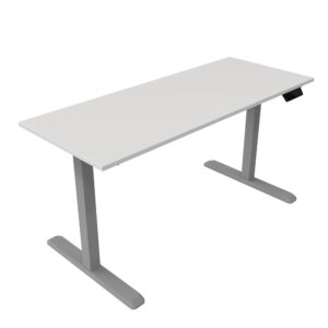 Escritorio básico 150 cm Automático Sit & Stand 527 Blanco