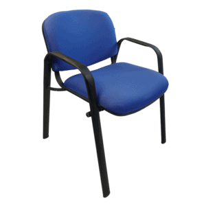 Silla de Visita Allegro con Brazos en Tela Mini Color Eléctrico