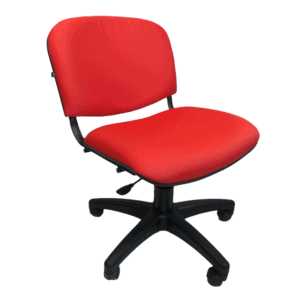 Silla Operativa Allegro sin Brazos en Tela Mini Color Rojo