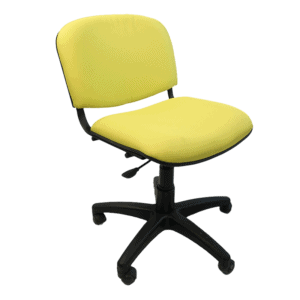 Silla Operativa Allegro sin Brazos en Tela Mini Color Verde Manzana