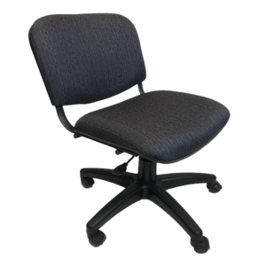 Silla Operativa Allegro sin Brazos en Tela Stanley Color Azul Marino
