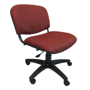 Silla Operativa Allegro sin Brazos en Tela Stanley Color Ciruela