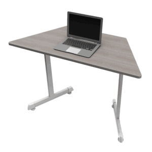 Mesa Trapezoidal 239 Melamina Cenizo