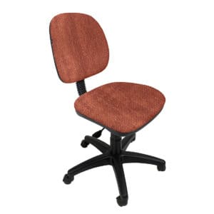 Silla Operativa Regia 1001 sin Brazos, en Tela Addison Orange