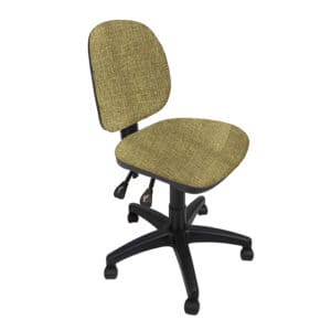 Silla Operativa 1002 Regia sin Brazos,con respaldo ajustable, en Tela Addison Mango