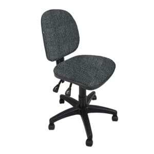 Silla Operativa 1002 Regia sin Brazos,con respaldo ajustable, en Tela Addison Gris