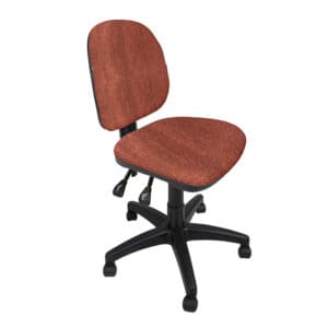 Silla Operativa 1002 Regia sin Brazos,con respaldo ajustable, en Tela Addison Orange