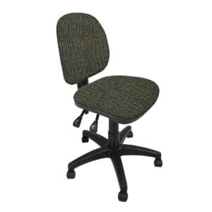 Silla Operativa 1002 Regia sin Brazos,con respaldo ajustable, en Tela Stanley Verde