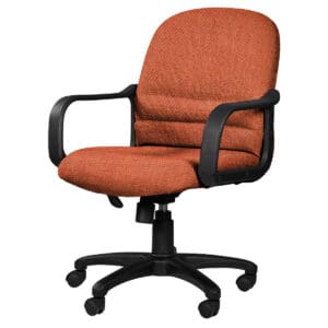 Silla Semi-Ejecutiva Tamayo, en Tela  Addison Orange