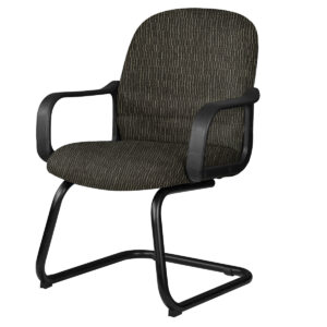 Silla de Visita Tamayo con Brazos, base de trineo, en Tela Stanley Oxford