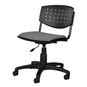 Silla Operativa Brecia Tela Mini acero
