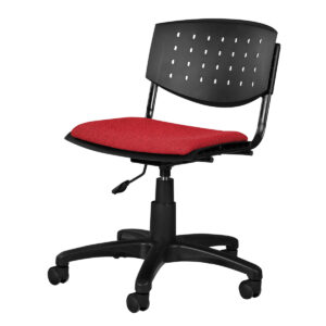 Silla Operativa Brecia Tela Mini rojo