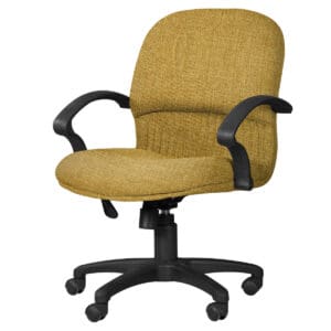 Silla Semi-Ejecutiva Etna, en Tela Addison Mango