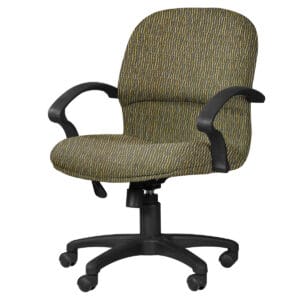 Silla Semi-Ejecutiva Etna, en Tela Stanley Verde