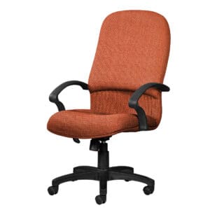 Silla Ejecutiva Etna, en Tela Addison Orange