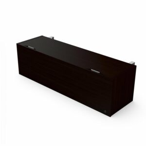Librero colgante con cerradura 652 Melamina Wengue