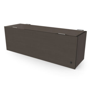 Librero colgante con cerradura 652 Melamina Cenizo
