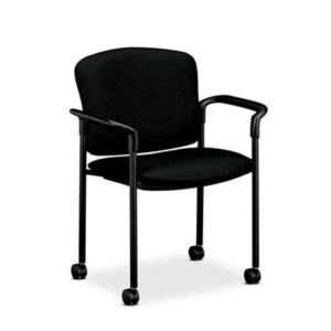 Silla de Visita con Brazos Pagoda 4075 Tela Confetti Negro