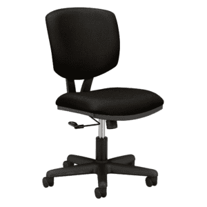Silla Operativa Volt 5701, en Tela, color negro Brazos opcionales