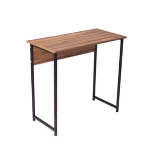 Escritorio Slim G91 de 0.8 X 0.4 mts Nogal Terracota - Negro