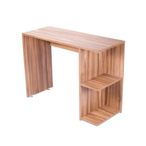 Escritorio Rectangular G91 con Entrepaños de 1.0 X .40 mts Nogal Terracota