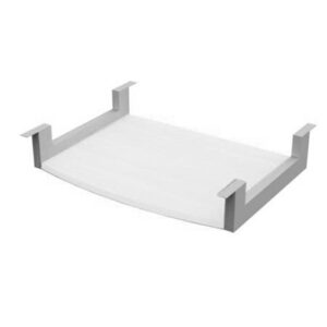 Bandeja de papel para impresora, soporte para papel en oficina.