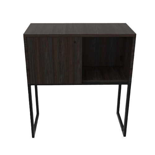 Libreros sobre credenza