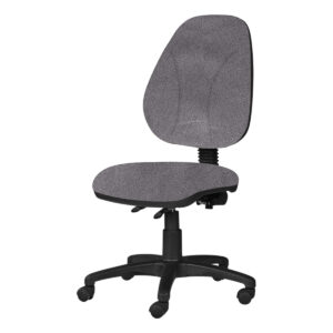 Silla de oficina ergonómica con respaldo y asiento acolchonados, ideal para espacios de trabajo en c.