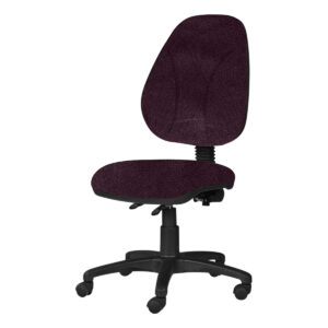 Silla de oficina ergonómica con respaldo ajustable y ruedas, ideal para espacios de trabajo cómodos.